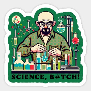 Mr.Whites Science Rules Sticker